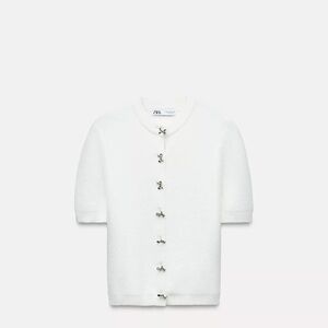 Zara White Button Down Shirt